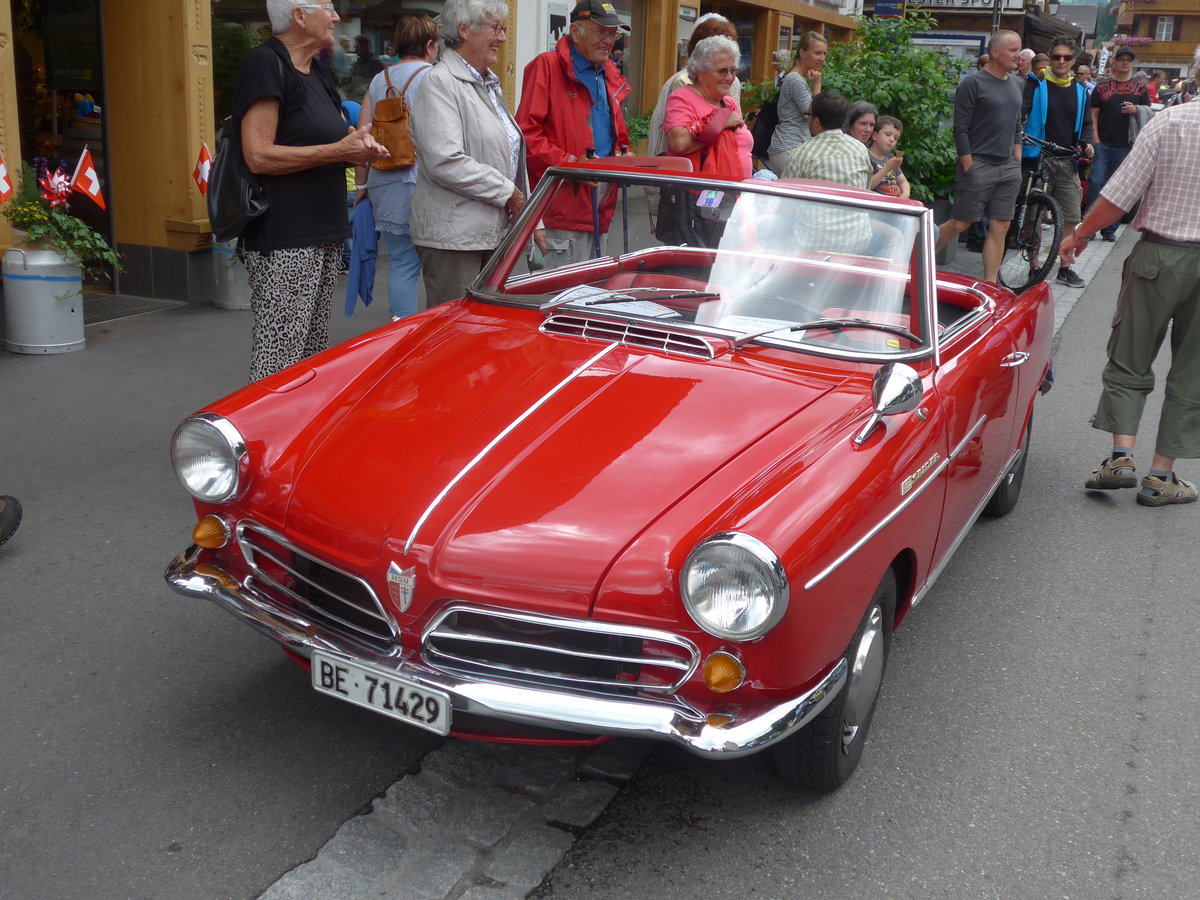 (173'465) - NSU - BE 71'429 - am 31. Juli 2016 in Adelboden, Dorfstrasse