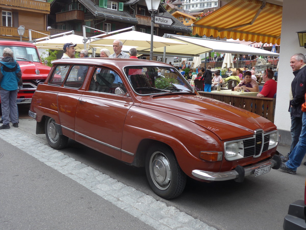 (173'482) - Saab - BE 726'410 - am 31. Juli 2016 in Adelboden, Dorfstrasse
