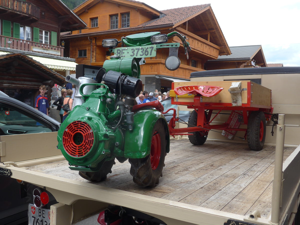 (173'496) - Hirth - BE 37'367 - am 31. Juli 2016 in Adelboden, Dorfstrasse
