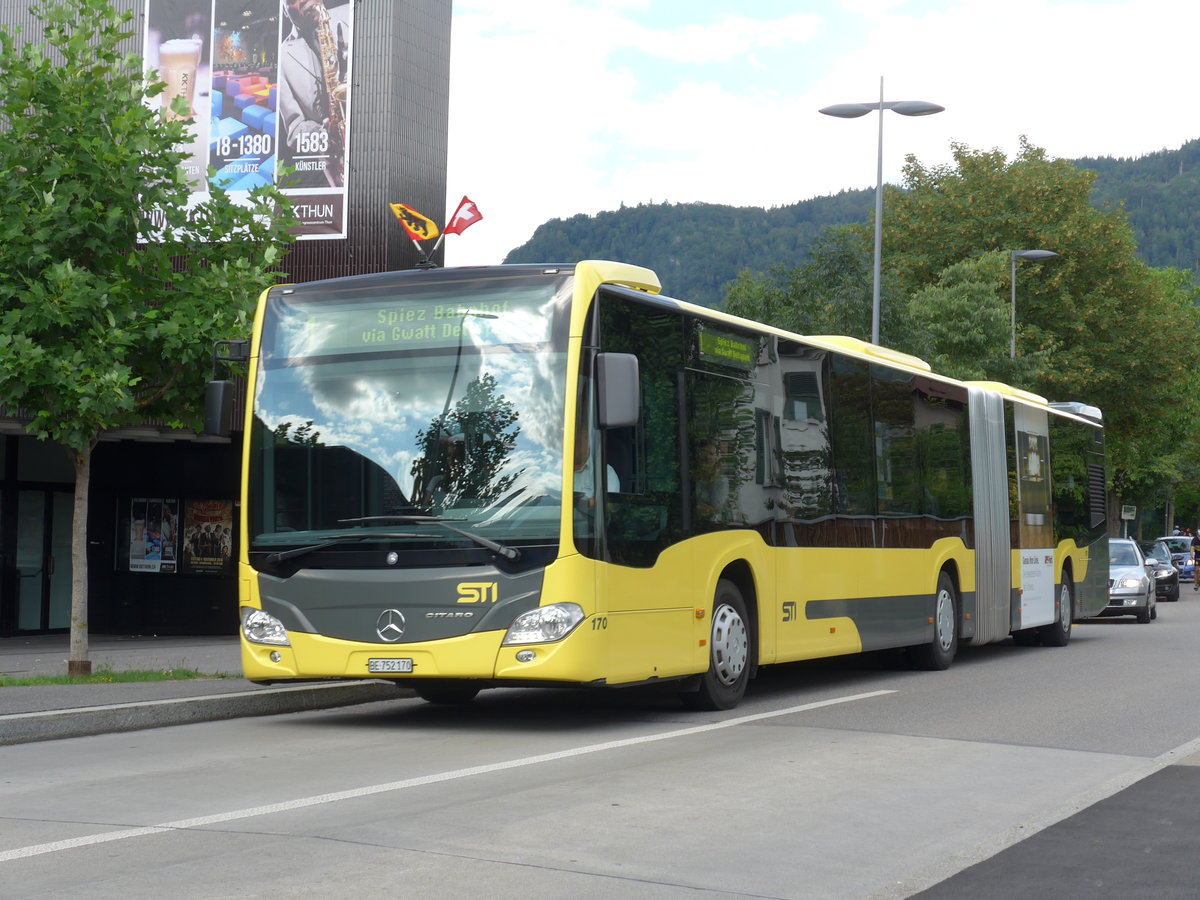 (173'626) - STI Thun - Nr. 170/BE 752'170 - Mercedes am 1. August 2016 in Thun, KK Thun