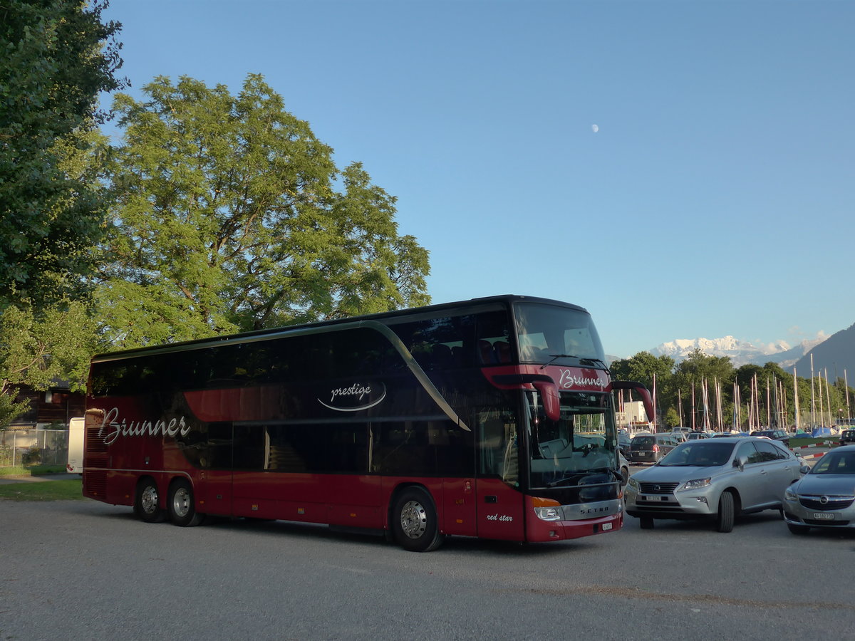 (173'889) - Brunner, Sargans - SG 40'670 - Setra am 13. August 2016 in Thun, Lachenwiese