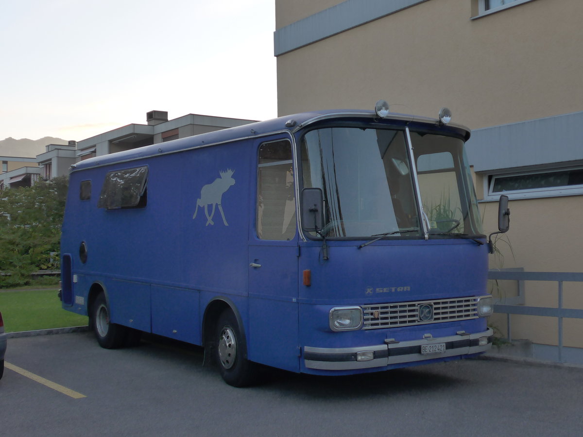 (173'899) - Steiner, Thun - BE 212'421 - Setra am 13. August 2016 in Thun, Mattenstrasse