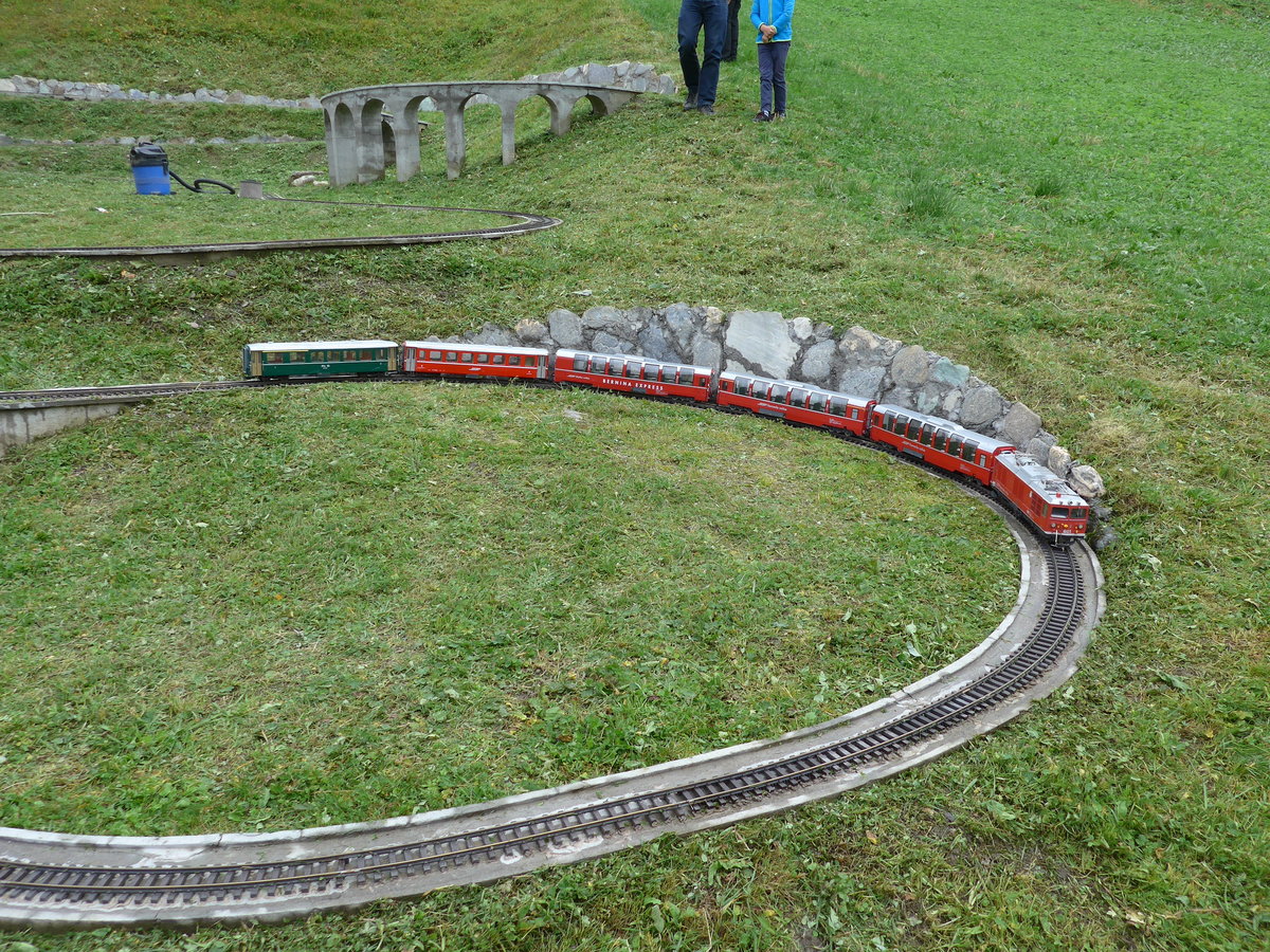 (174'188) - Modelleisenbahnanlage am 21. August 2016 in Am Bach