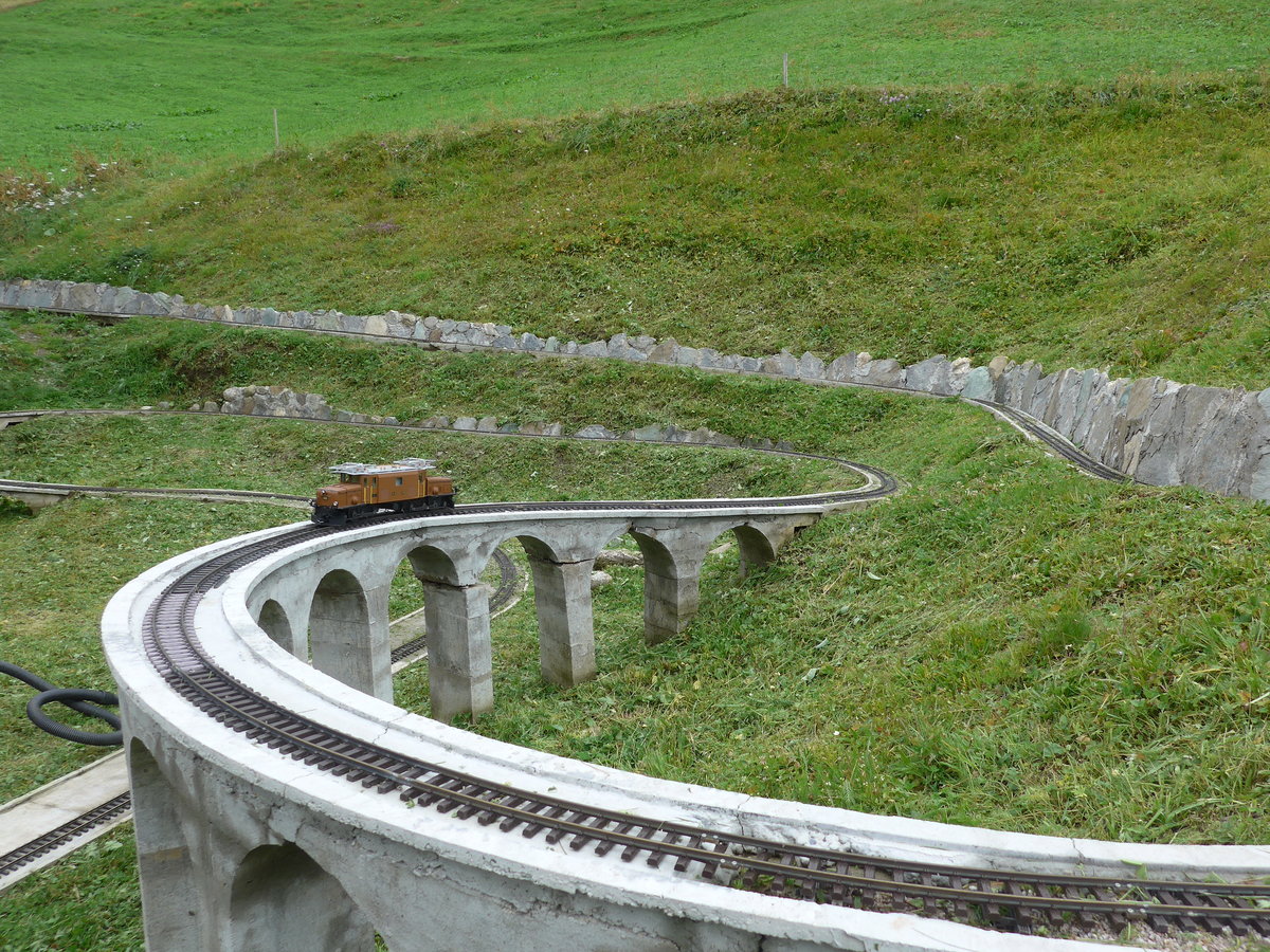 (174'190) - Modelleisenbahnanlage am 21. August 2016 in Am Bach