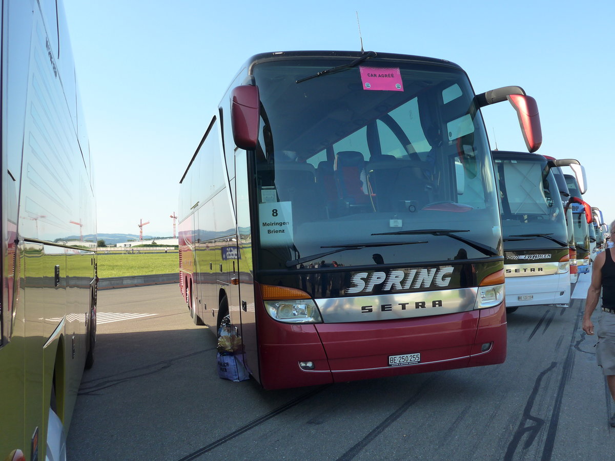 (174'355) - Spring, Schwenden - BE 250'255 - Setra am 28. August 2016 in Estavayer-le-Lac, ESAF