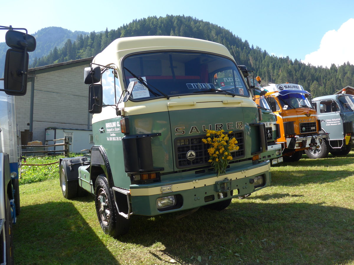 (174'716) - Birolini, Gentilino - Saurer am 10. September 2016 in Campo, Saurertreffen