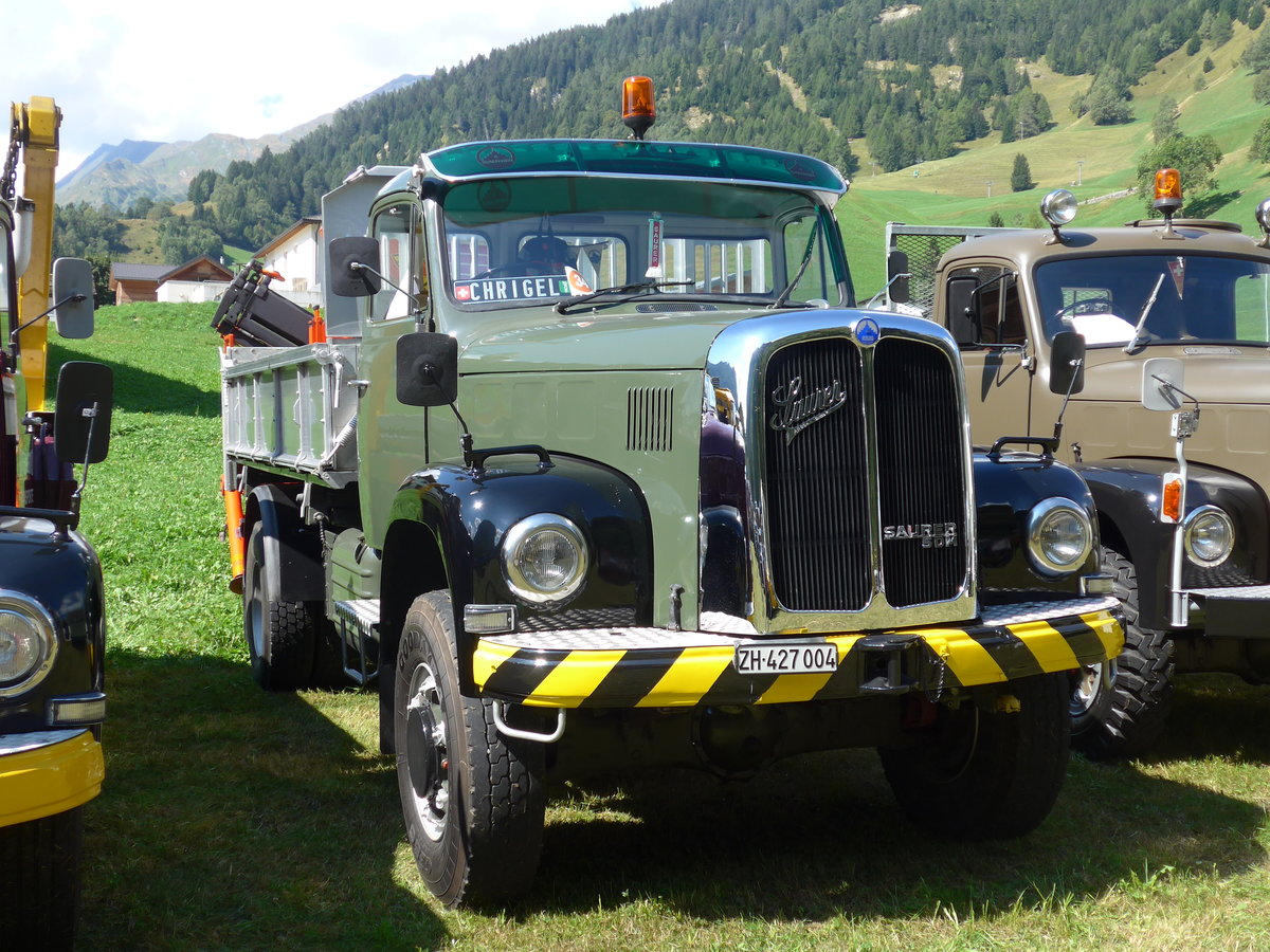 (174'725) - Saurer - ZH 427'004 - am 10. September 2016 in Campo, Saurertreffen