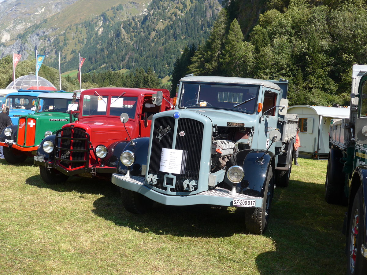 (174'727) - Bauverwaltung, Appenzell A.Rh. - SZ 200'017 - Saurer am 10. September 2016 in Campo, Saurertreffen