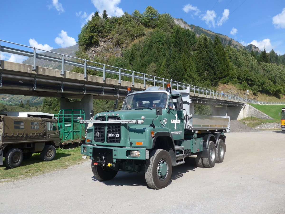 (174'780) - Ernst, Z�rich - Nr. 13/ZH 84'317 - Saurer am 10. September 2016 in Campo, Saurertreffen