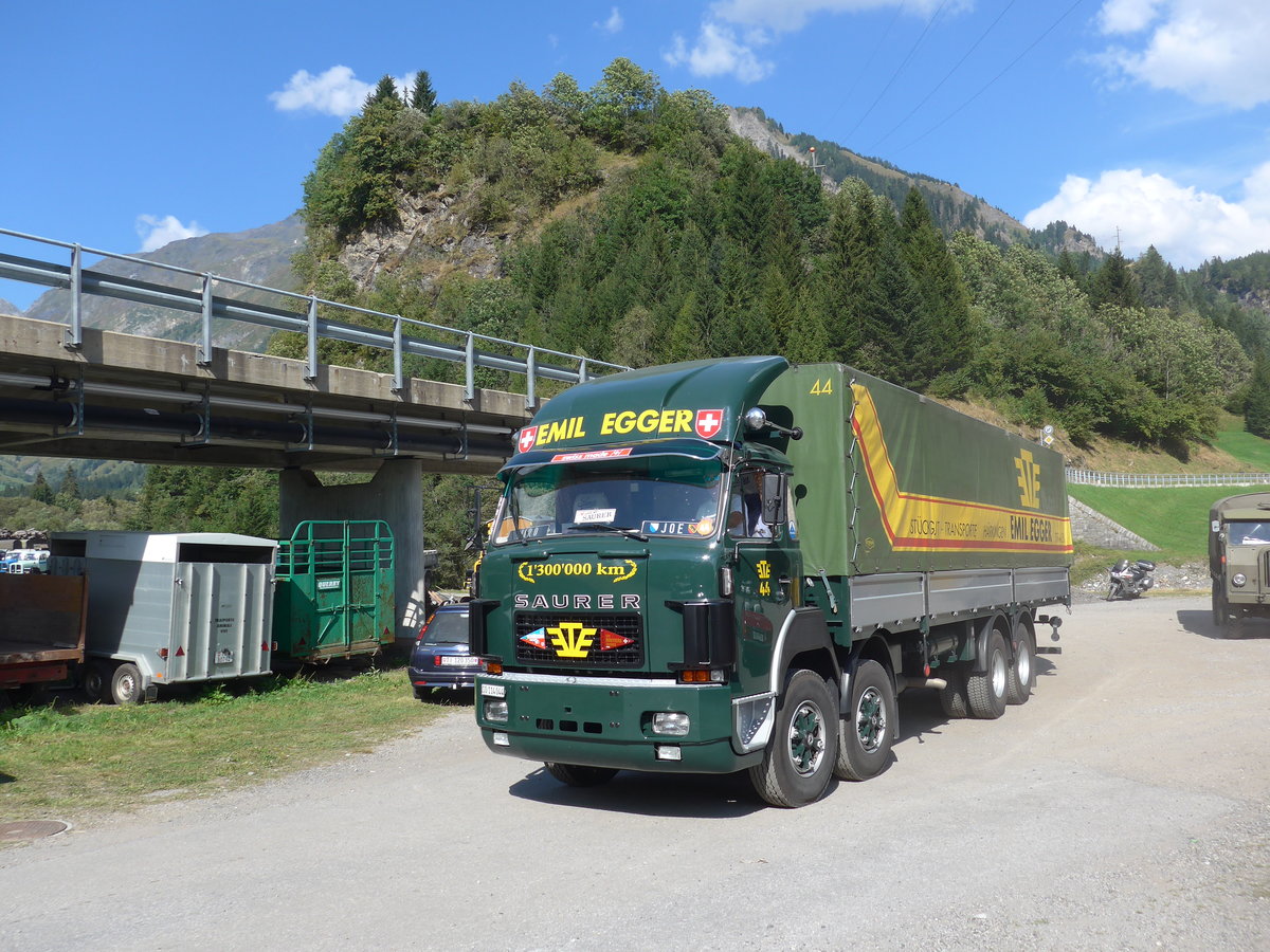 (174'795) - Egger, H�rkingen - Nr. 44/SO 114'044 - Saurer am 10. September 2016 in Campo, Saurertreffen