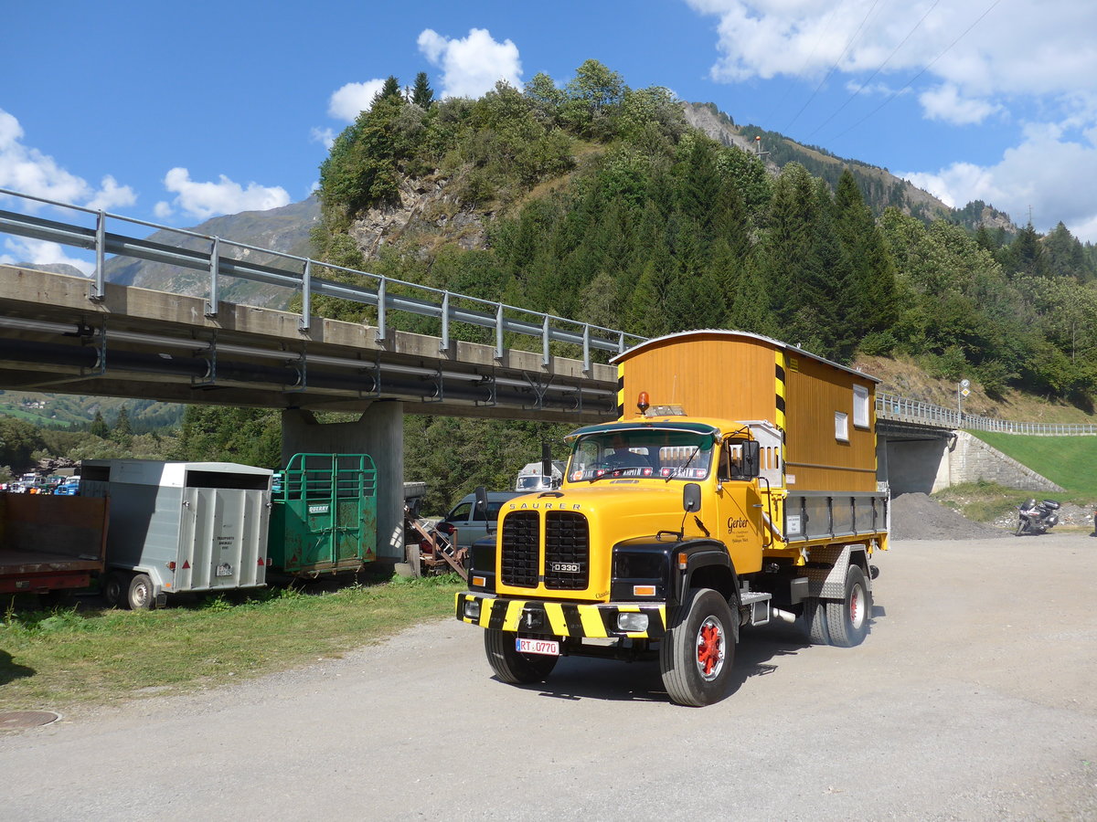 (174'804) - Gerber, Pfullingen - RT 0770 - Saurer am 10. September 2016 in Campo, Saurertreffen