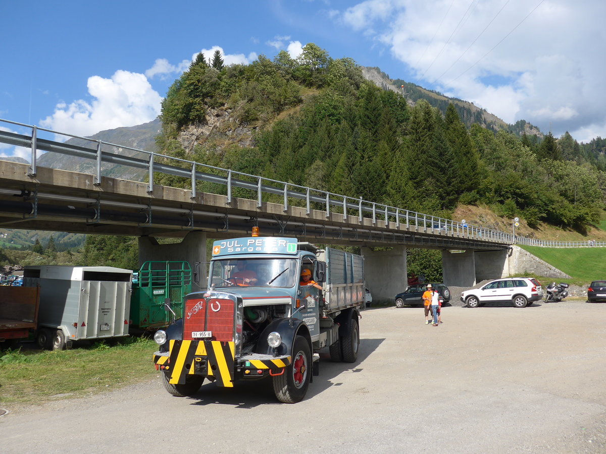 (174'807) - Peter, Sargans - TI 955 U - FBW am 10. September 2016 in Campo, Saurertreffen