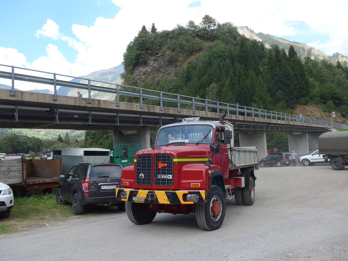 (174'808) - Saurer - TI 1040 U - am 10. September 2016 in Campo, Saurertreffen