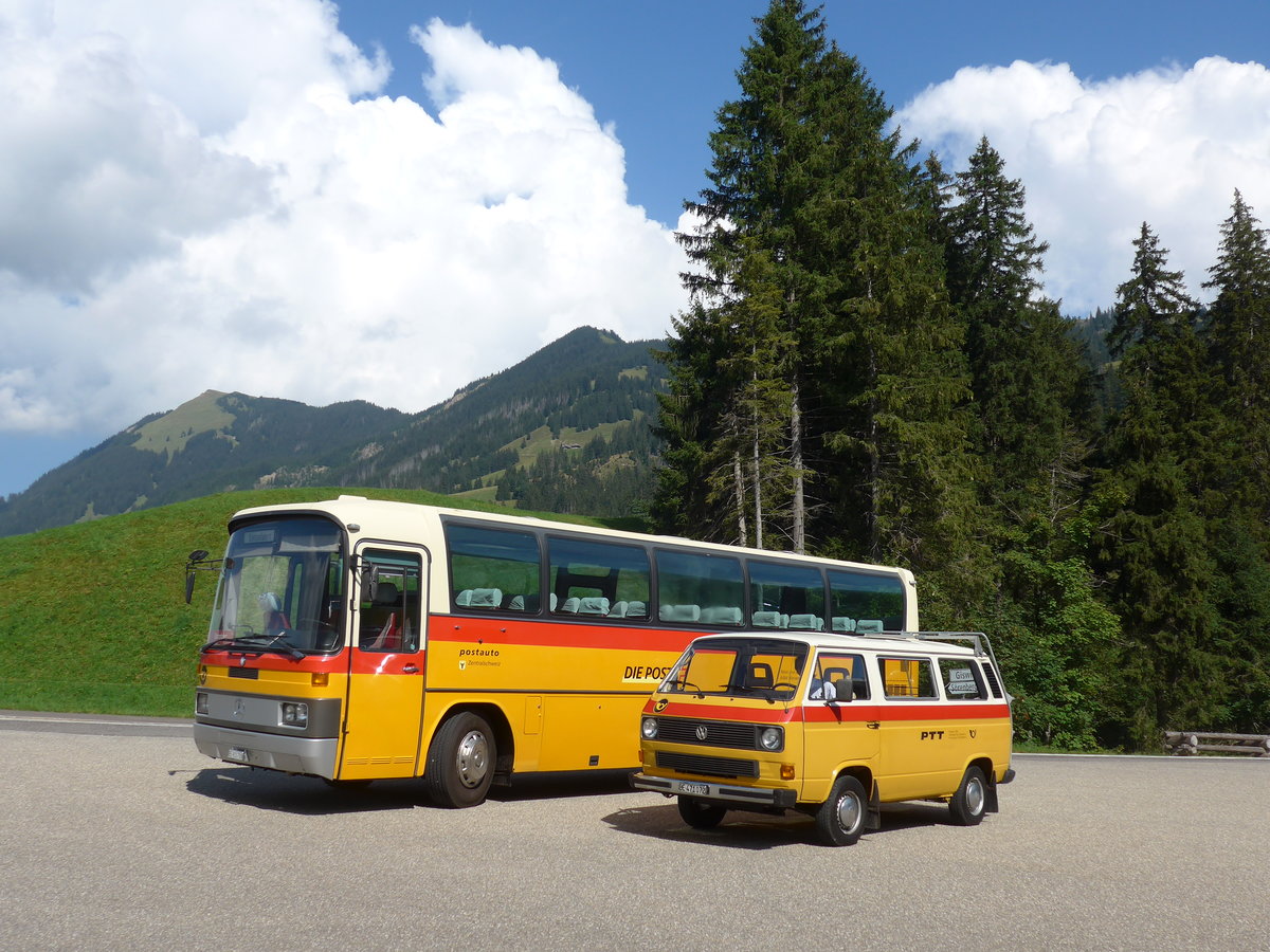 (174'875) - Scheidegger, Schnbhl - BE 471'072 - VW (ex Berwert, Stalden) am 11. September 2016 in Srenberg, Rothornbahn