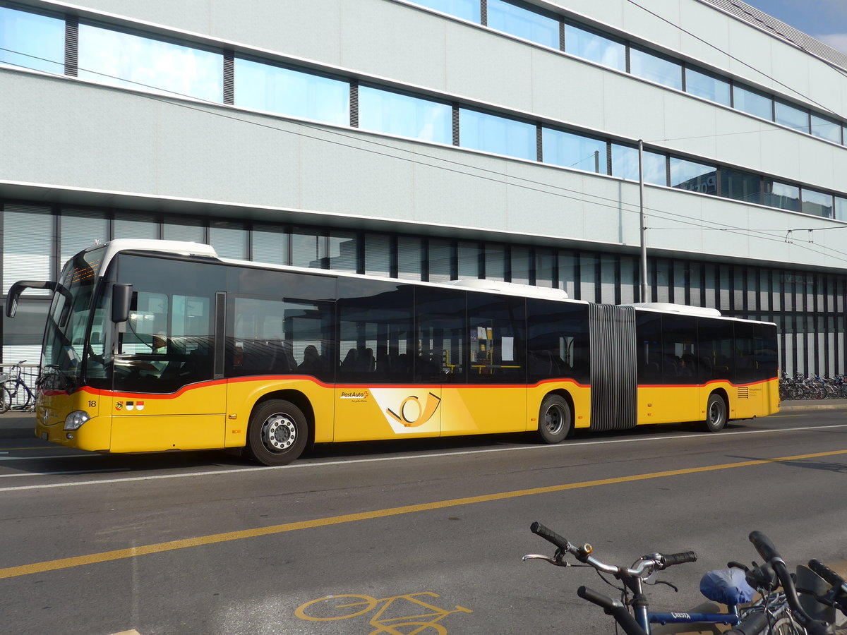 (175'243) - Steiner, Ortschwaben - Nr. 18/BE 42'726 - Mercedes am 26. September 2016 in Bern, Schanzenstrasse