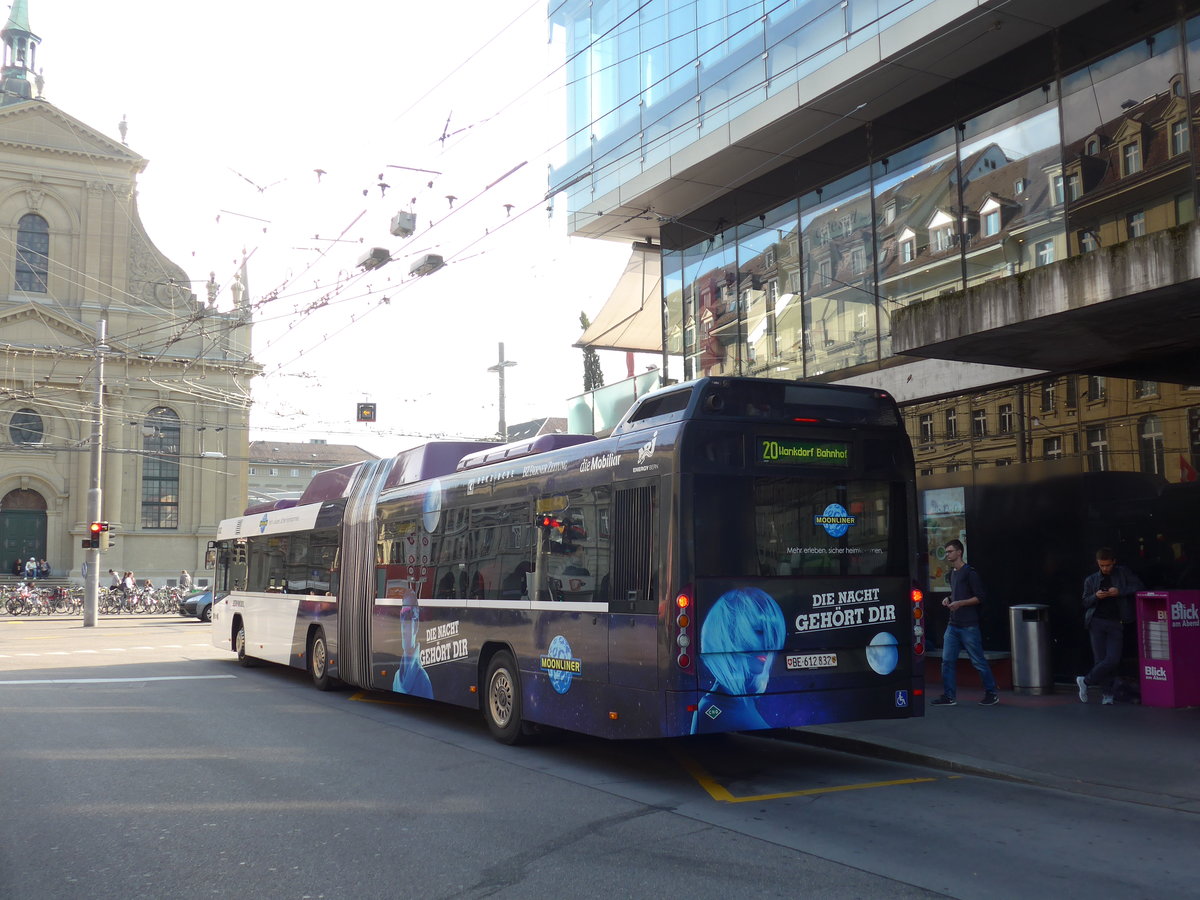 (175'251) - Bernmobil, Bern - Nr. 832/BE 612'832 - Volvo am 26. September 2016 beim Bahnhof Bern