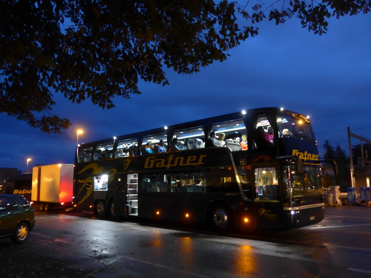 (175'294) - Gafner, Thun - Nr. 20/BE 53'616 - Van Hool am 2. Oktober 2016 in Thun, CarTerminal