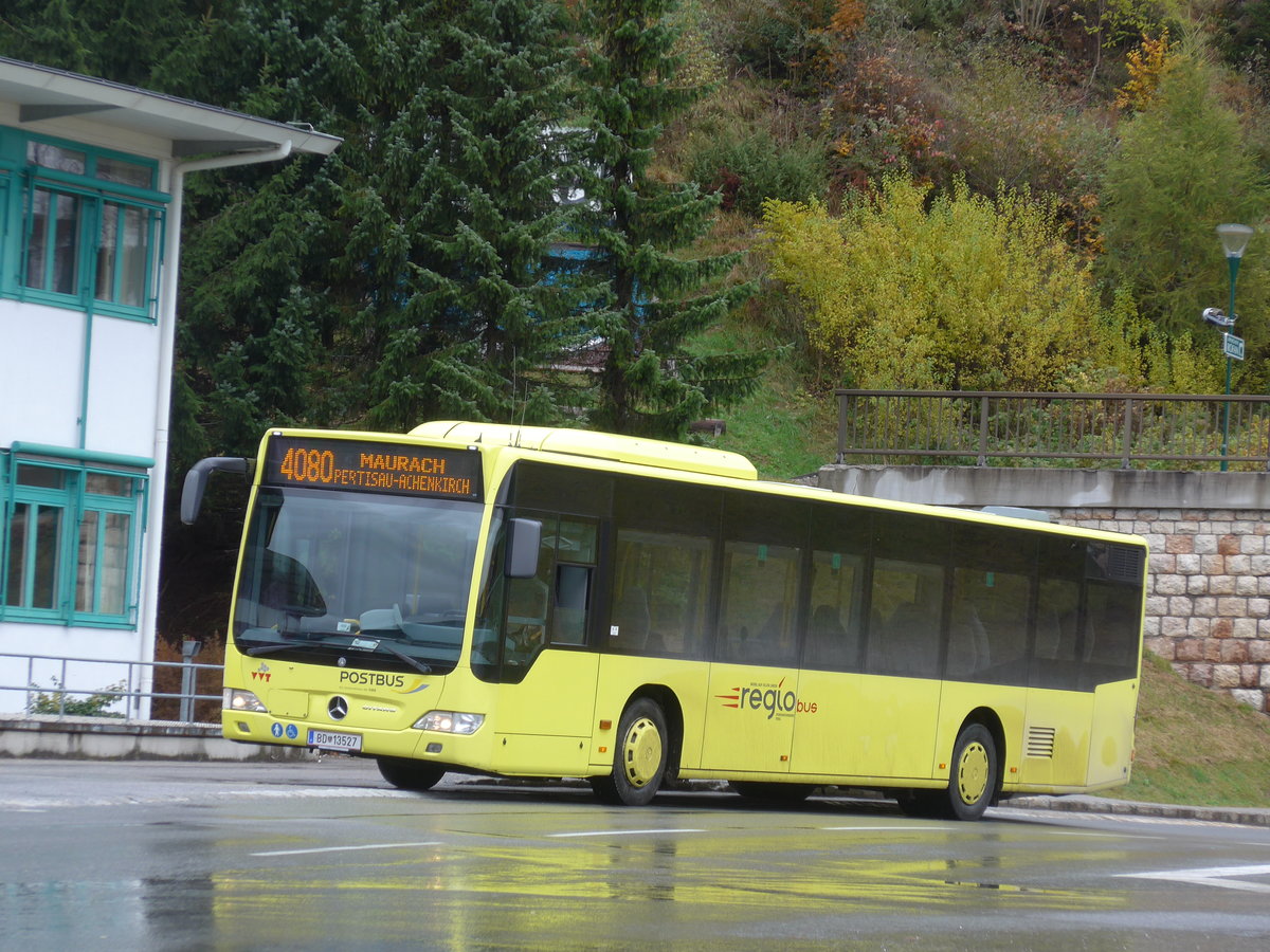 (175'936) - PostBus - BD 13'527 - Mercedes am 19. Oktober 2016 in Maurach, Mittelschule