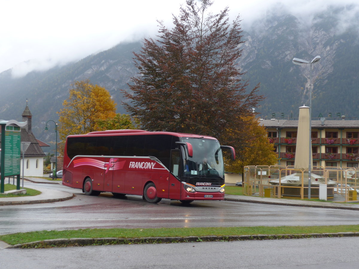 (175'985) - Aus Frankreich: Francony, Annevy - DR 205 BN - Setra am 19. Oktober 2016 in Pertisau, Karwendellift