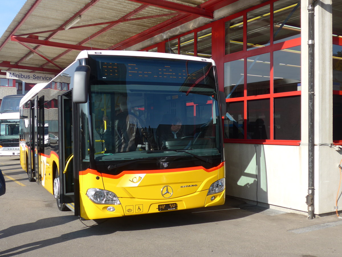 (176'514) - PostAuto Nordschweiz - (607'008) - Mercedes am 4. November 2016 in Kloten, EvoBus