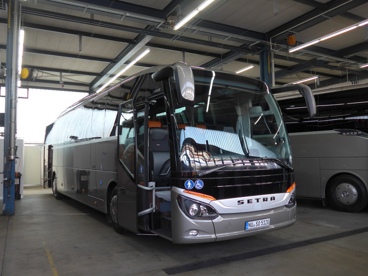 (176'516) - Aus Deutschland: Setra, Ulm - NU-SO 5120 - Setra am 4. November 2016 in Kloten, EvoBus