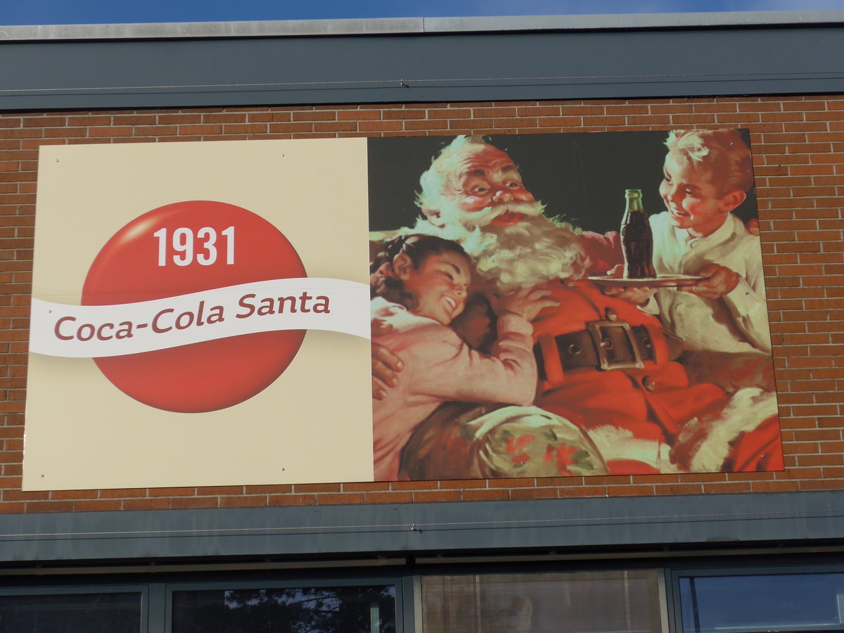 (176'538) - Coca-Cola-Werbung von 1931 am 4. November 2016 in Br�ttisellen