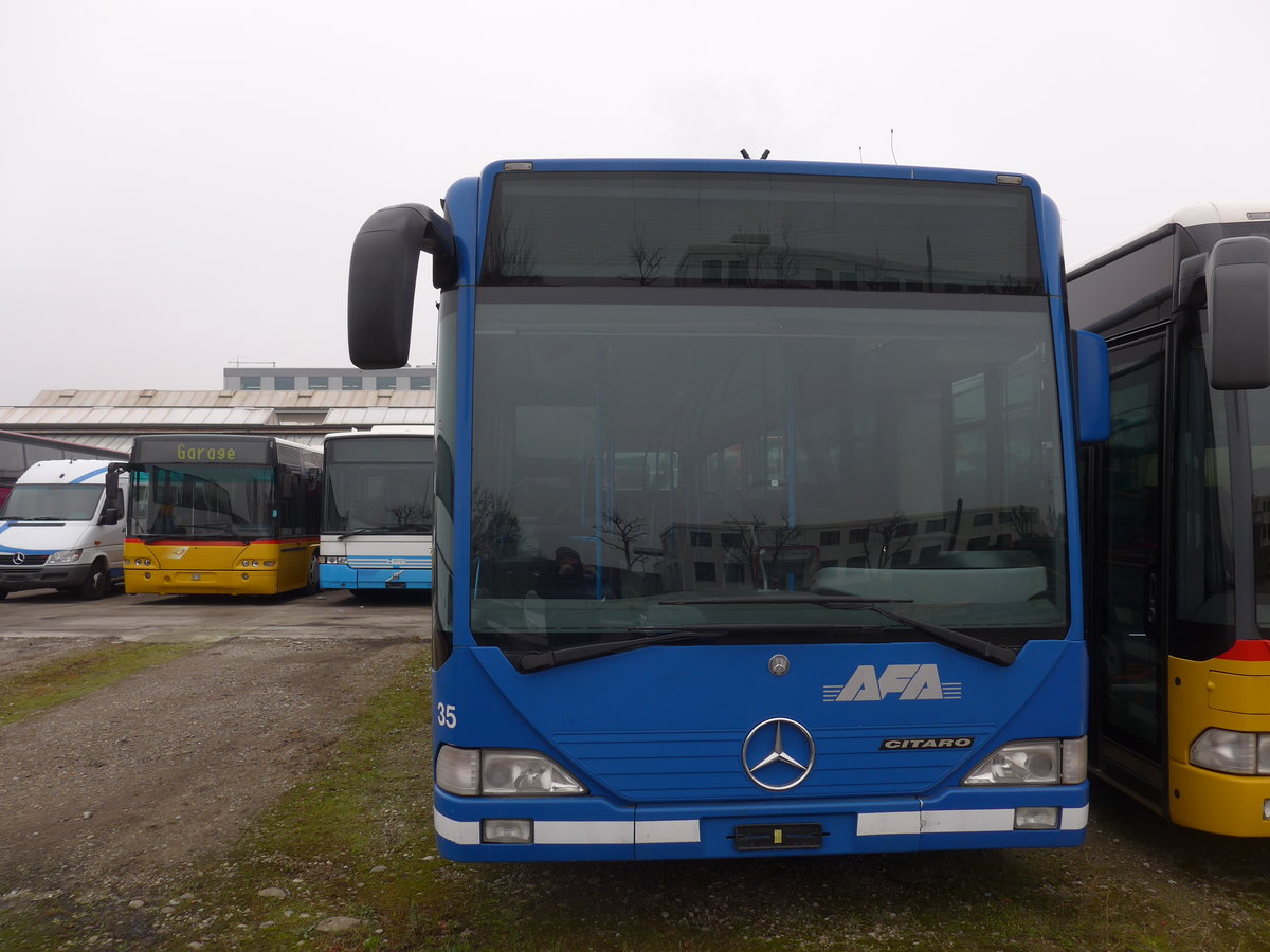 (177'006) - AFA Adelboden - Nr. 35 - Mercedes (ex Nr. 1) am 7. Dezember 2016 in Frauenfeld, Langdorfstrasse