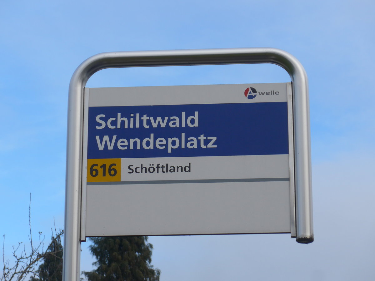 (177'316) - A-welle-Haltestelle - Schiltwald, Wendeplatz - am 24. Dezember 2016