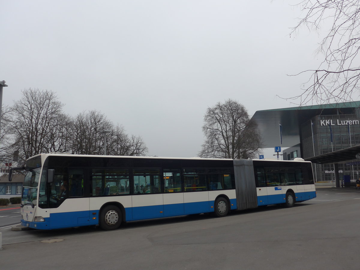 (177'445) - VBL Luzern - Nr. 149/LU 15'088 - Mercedes (ex Heggli, Kriens Nr. 711) am 30. Dezember 2016 beim Bahnhof Luzern