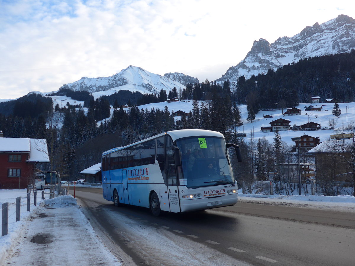 (177'693) - Heidi, Liesberg - SO 87'268 - Neoplan (ex SRK Bern) am 7. Januar 2017 in Adelboden, Oey