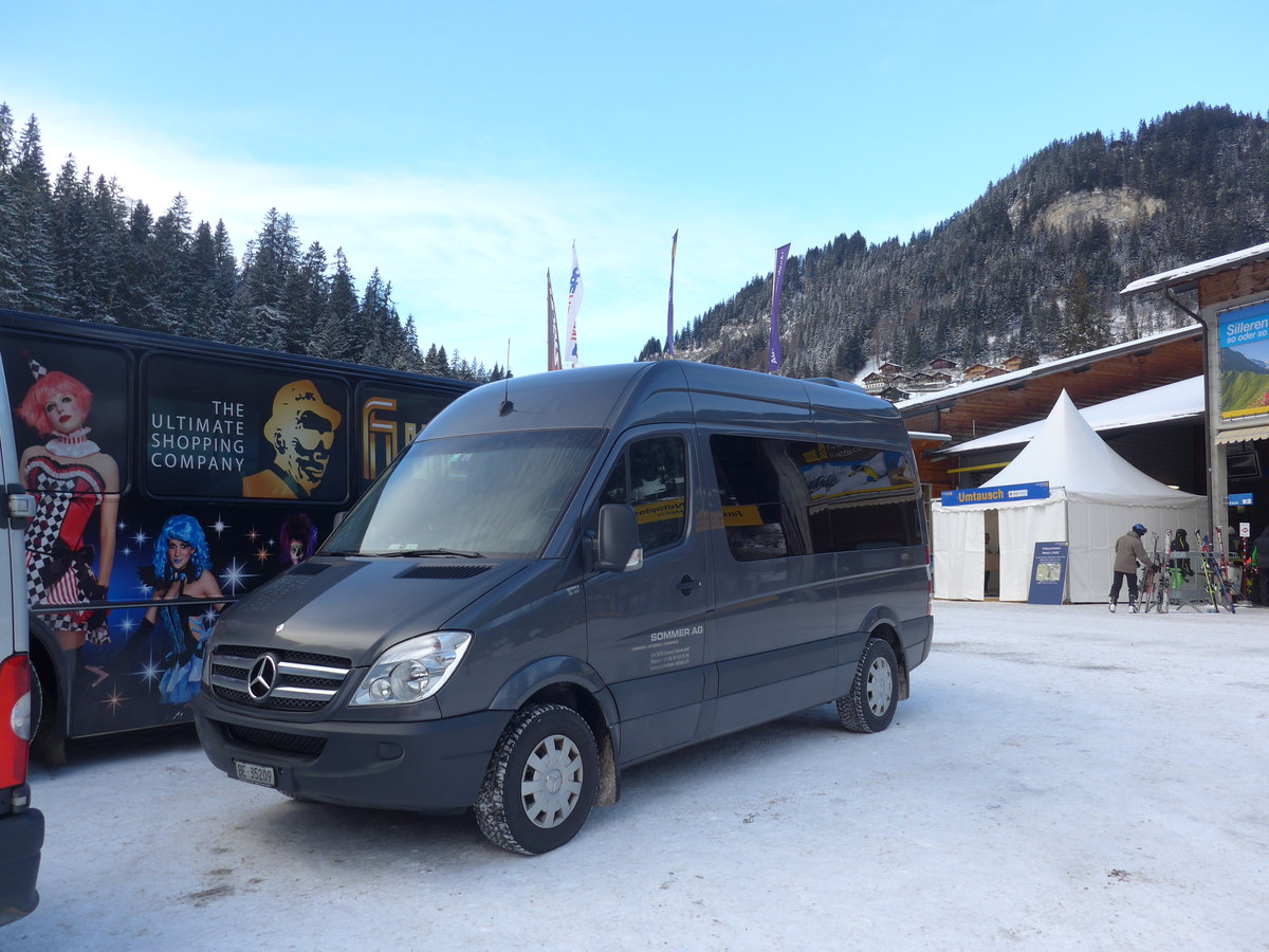 (177'749) - Sommer, Grnen - BE 25'209 - Mercedes am 7. Janaur 2017 in Adelboden, ASB