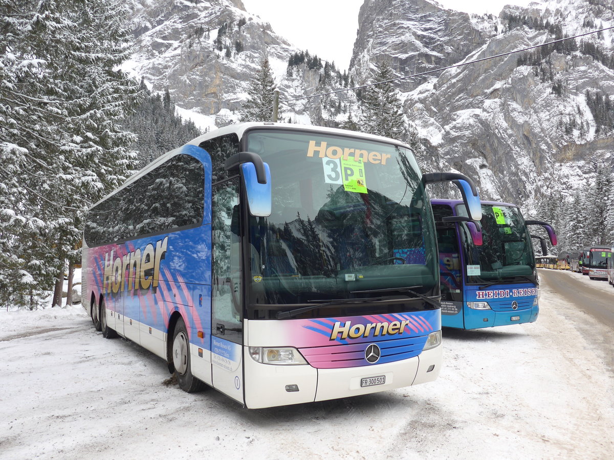 (177'829) - Horner, Tafers - Nr. 1/FR 300'501 - Mercedes am 7. Januar 2017 in Adelboden, Unter dem Birg