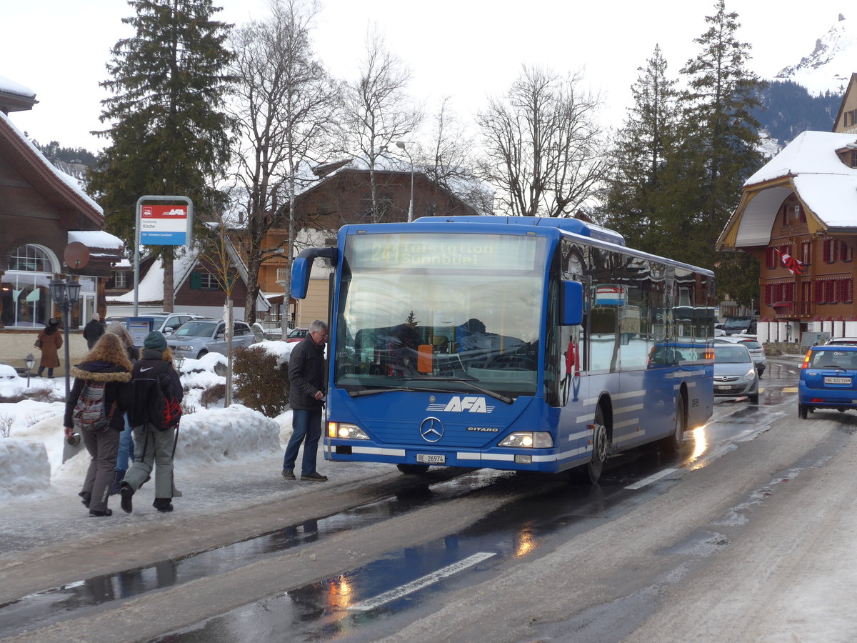 (178'205) - AFA Adelboden - Nr. 94/BE 26'974 - Mercedes am 28. Januar 2017 in Kandersteg, Kirche