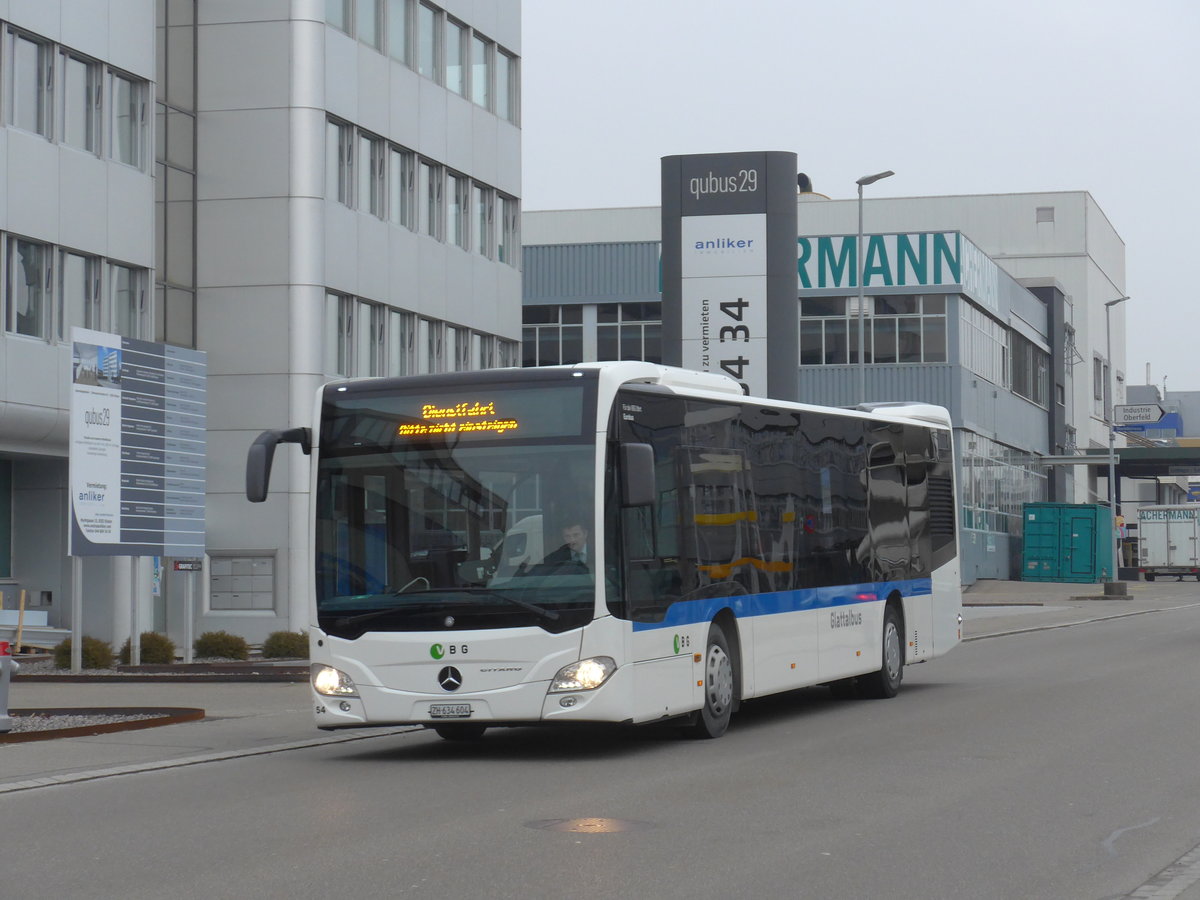 (178'501) - Welti-Furrer, Bassersdorf - Nr. 54/ZH 634'604 - Mercedes am 10. Februar 2017 in Kloten, Oberfeld