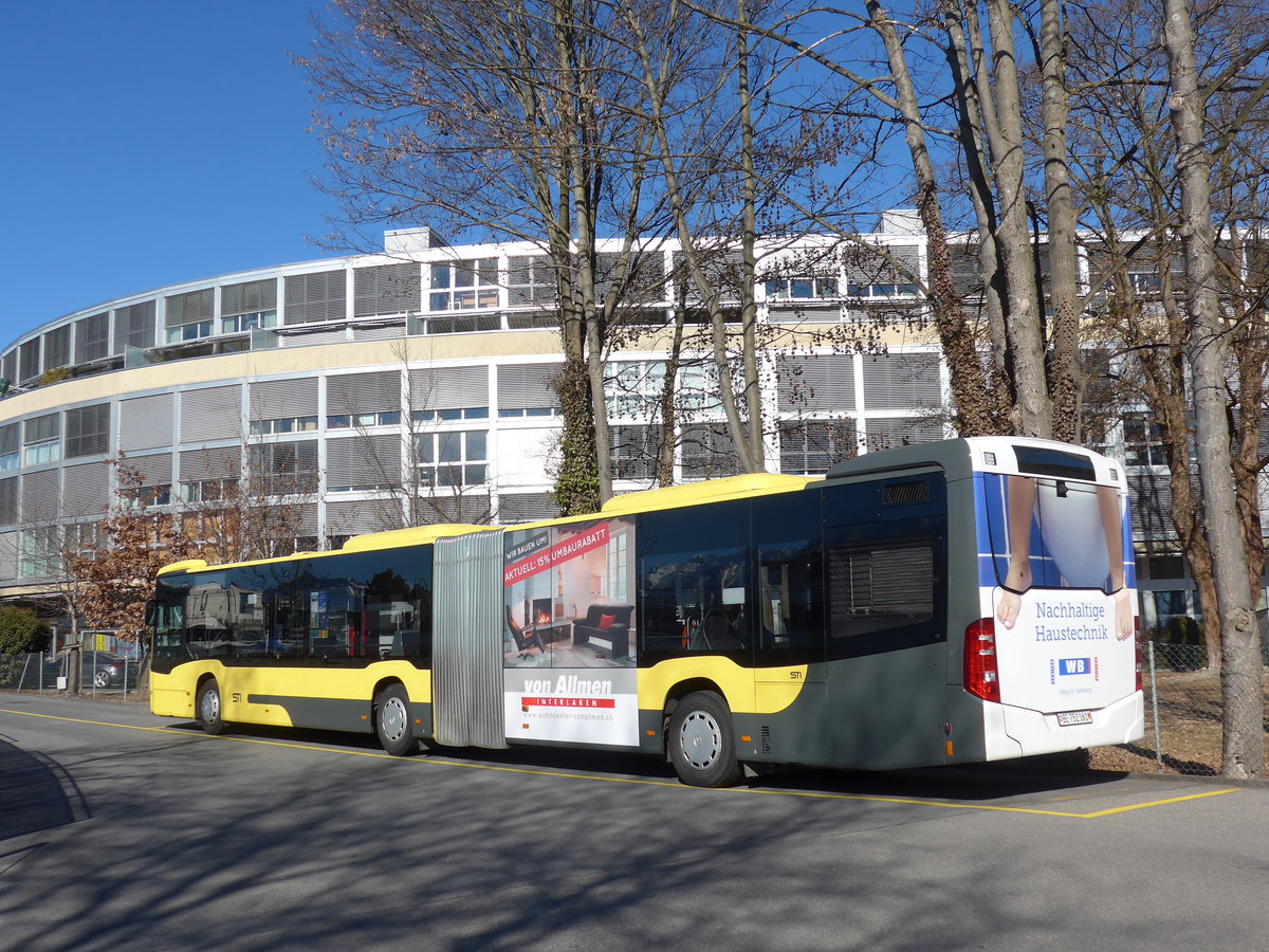 (178'650) - STI Thun - Nr. 161/BE 752'161 - Mercedes am 19. Februar 2017 bei der Schifflndte Thun