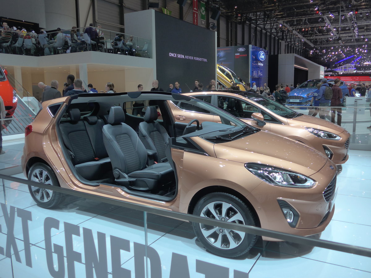 (178'894) - Ford Fiesta Titanium am 11. M�rz 2017 im Autosalon Genf