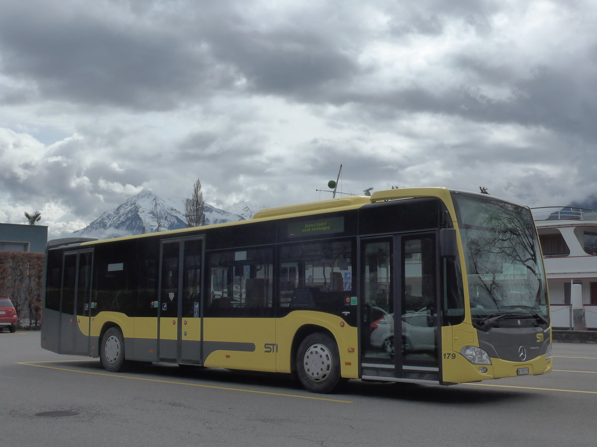 (178'989) - STI Thun - Nr. 179/BE 752'179 - Mercedes am 19. Mrz 2017 bei der Schifflndte Thun