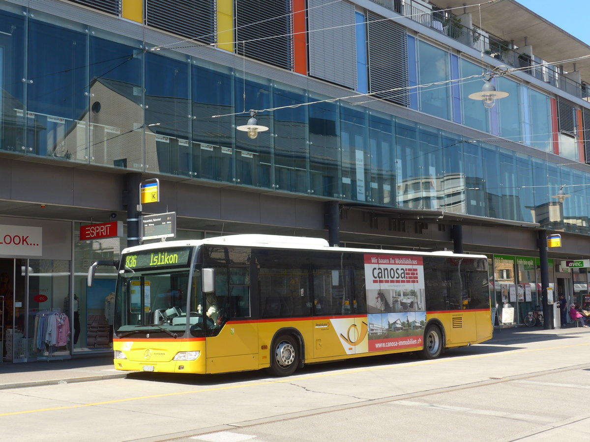 (179'515) - PostAuto Ostschweiz - TG 158'215 - Mercedes (ex Nr. 15) am 10. April 2017 beim Bahnhof Frauenfeld