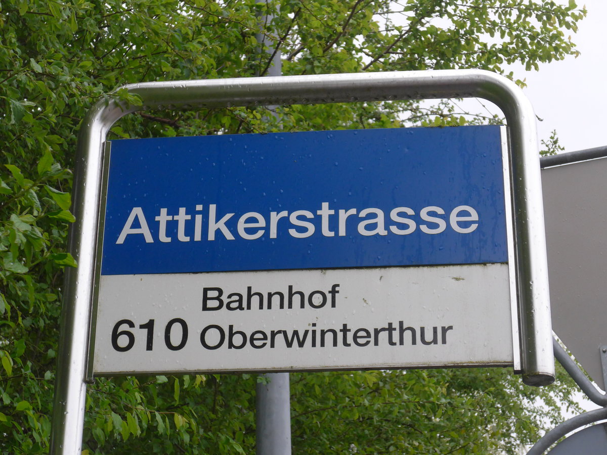 (179'651) - SW-Haltestelle - Wiesendangen, Attikerstrasse - am 16. April 2017