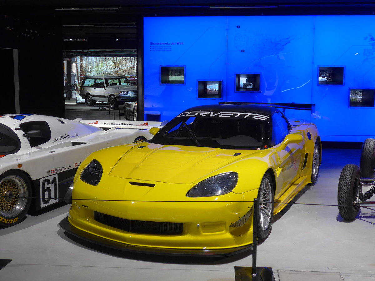 (179'808) - Chevrolet Corvette am 29. April 2017 in Luzern, Verkehrshaus