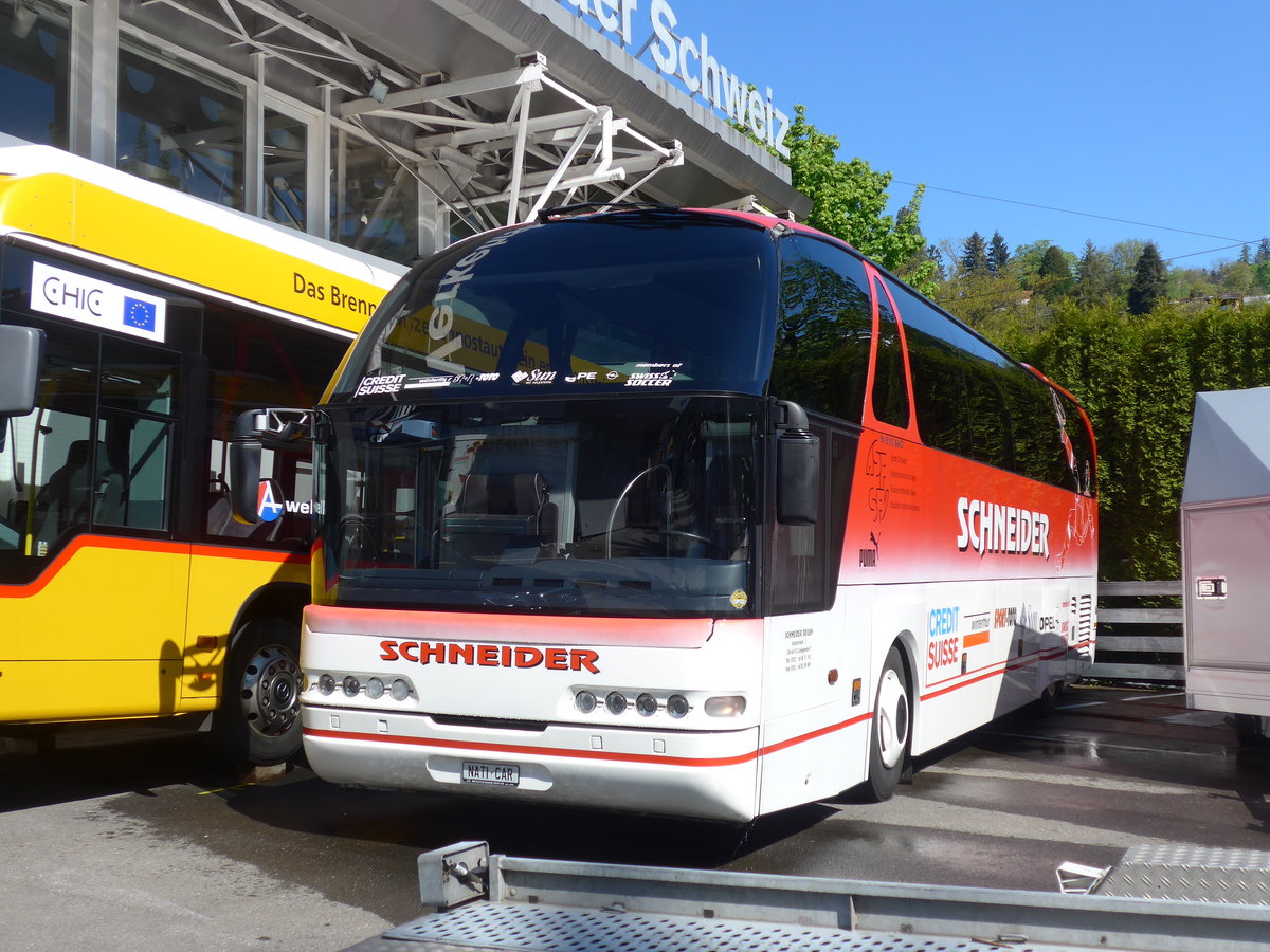 (179'826) - Schneider, Langendorf (VHS) - Neoplan am 29. April 2017 in Luzern, Verkehrshaus