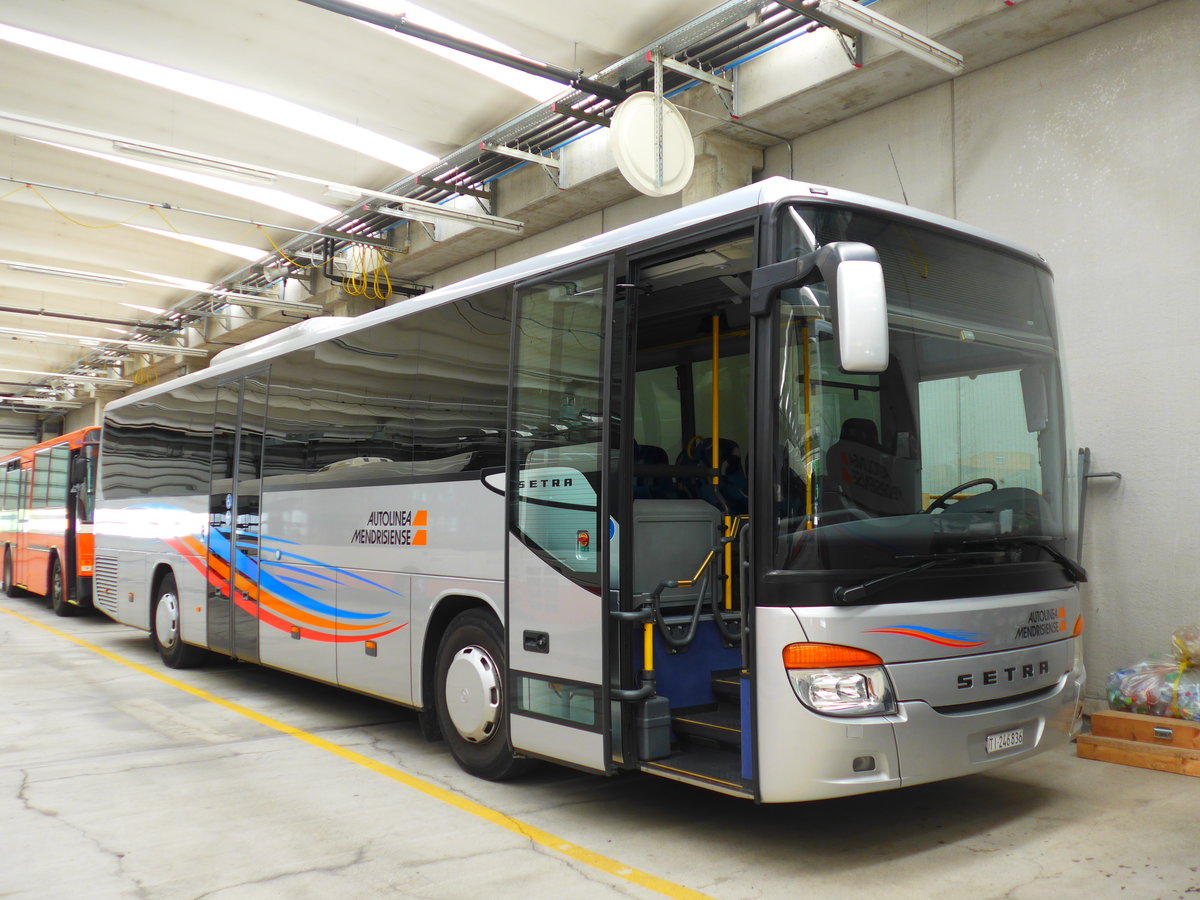 (180'059) - AMSA Chiasso - Nr. 36/TI 246'836 - Setra am 13. Mai 2017 in Balerna, Rimessa