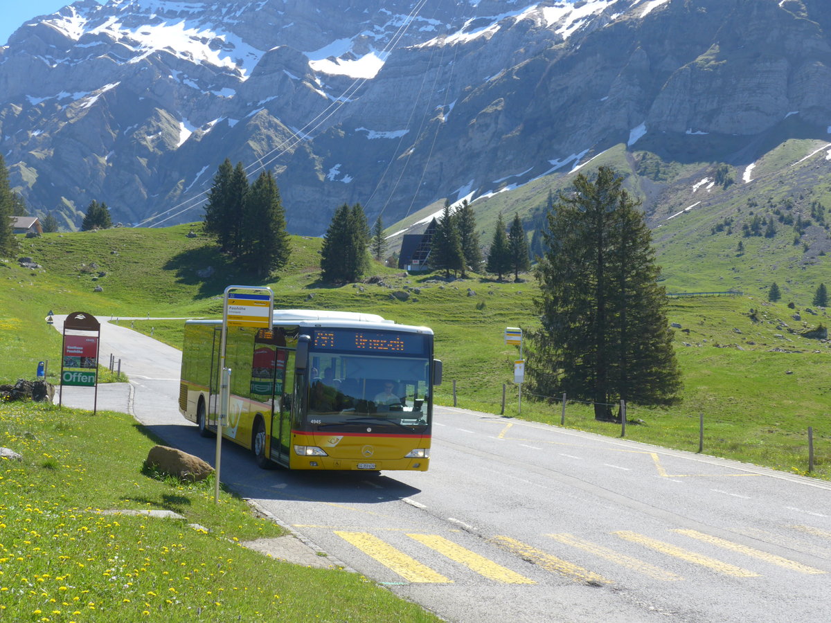 (180'323) - PostAuto Ostschweiz - SG 359'639 - Mercedes (ex Abderhalden, Wildhaus) am 22. Mai 2017 in Schwgalp, Passhhe