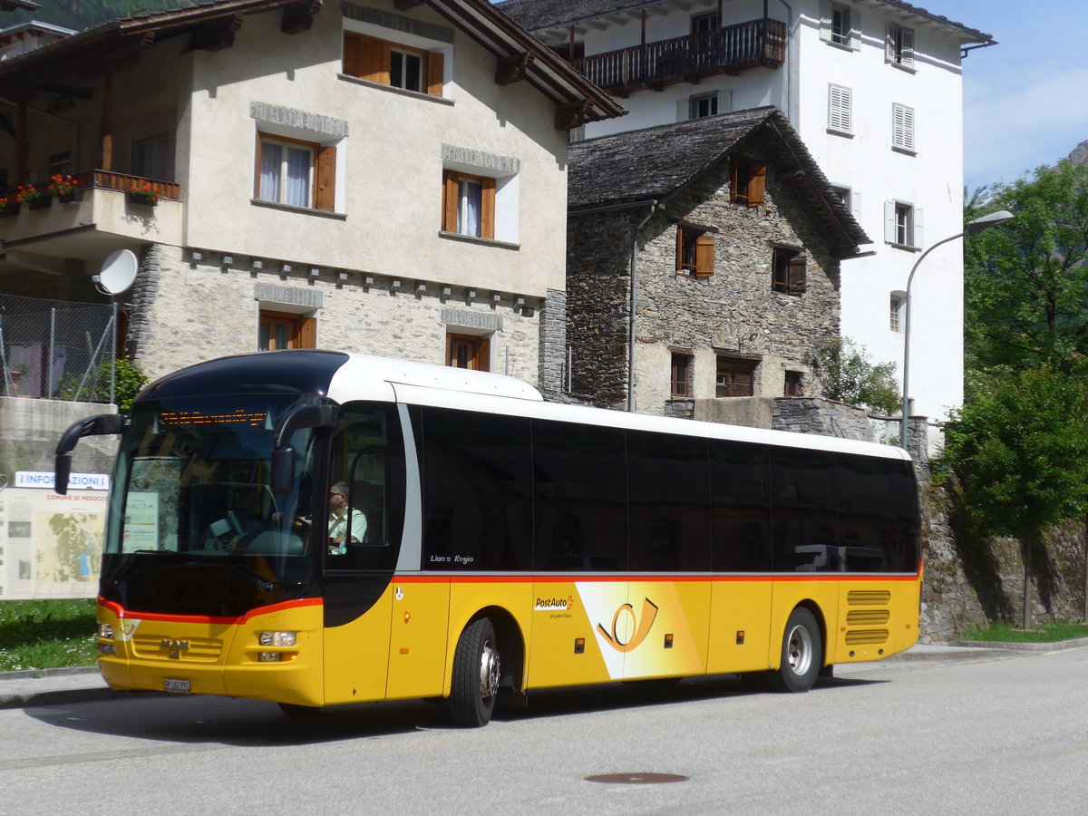 (180'500) - PostAuto Graubnden - GR 162'991 - MAN am 23. Mai 2017 in Mesocco, Stazione