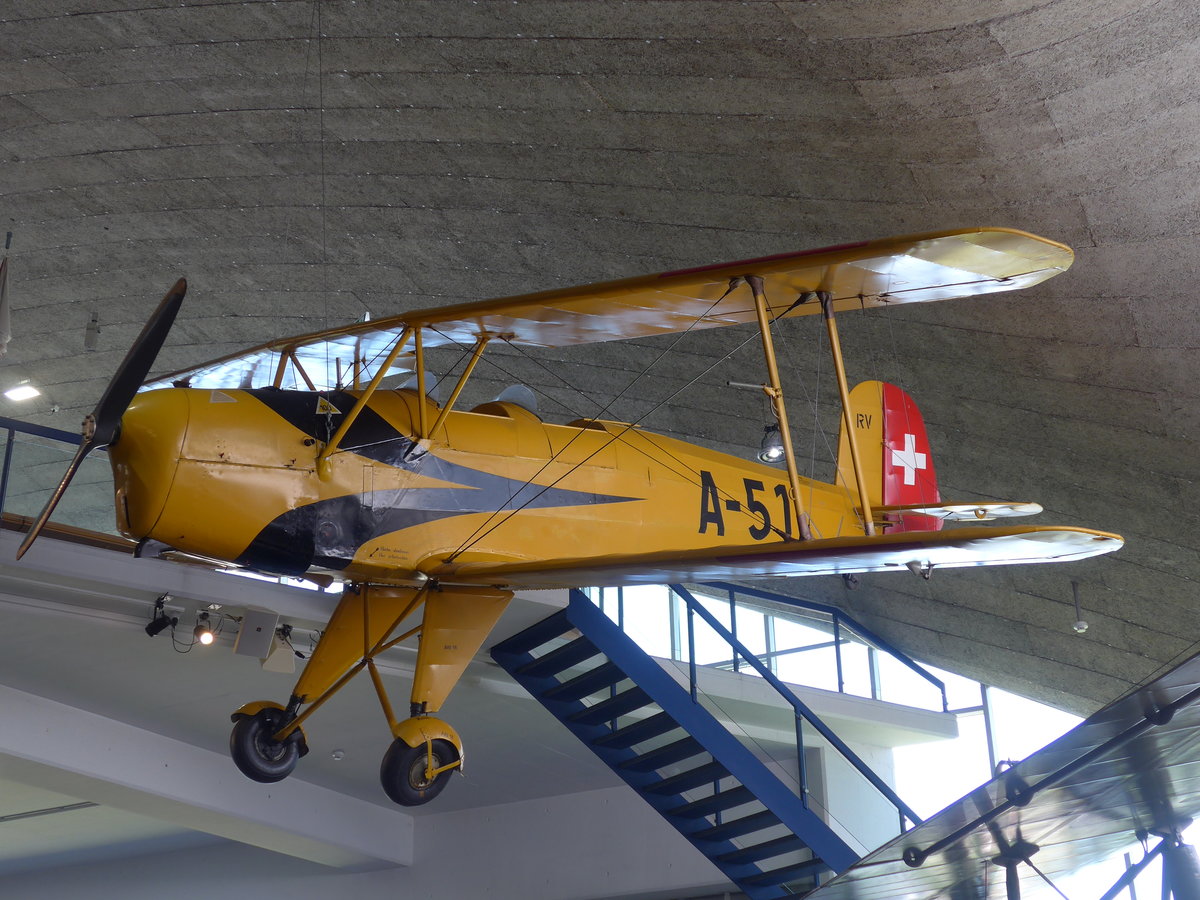 (180'818) - Flugzeug - A-51 - am 27. Mai 2017 in D�bendorf, Fliegermuseum