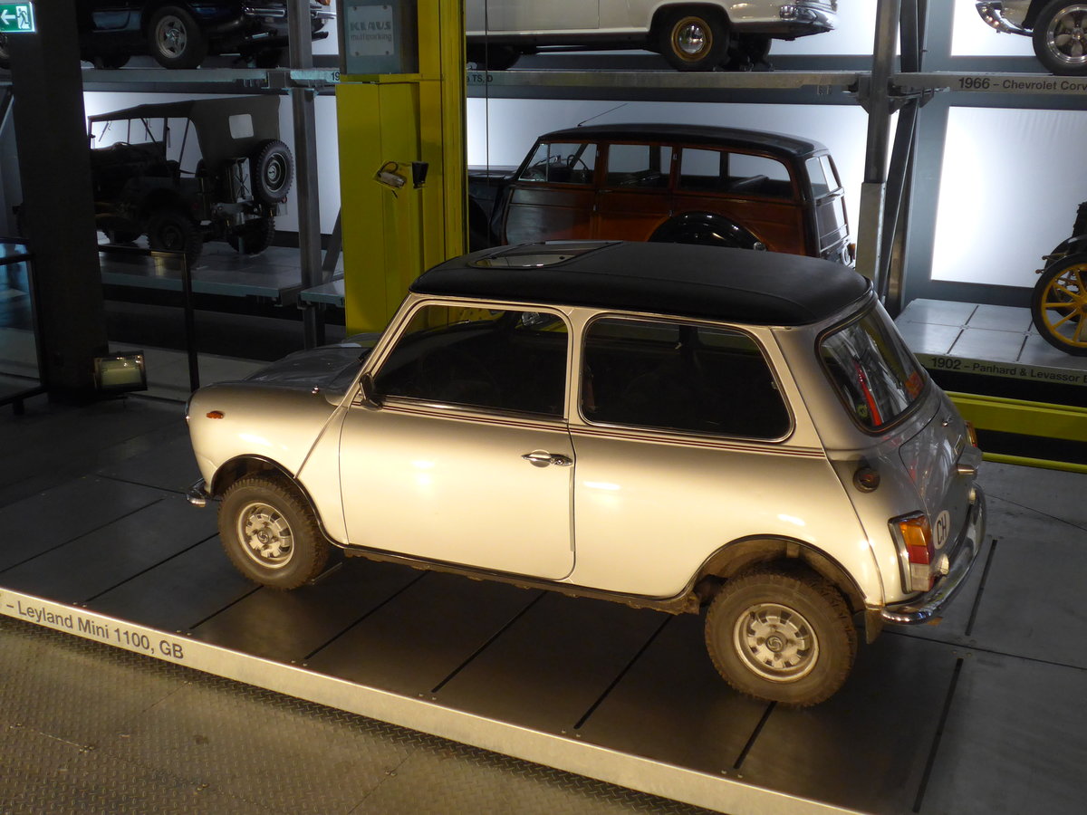 (180'863) - Leyland Mini 1100 von 1977 am 28. Mai 2017 in Luzern, Verkehrshaus
