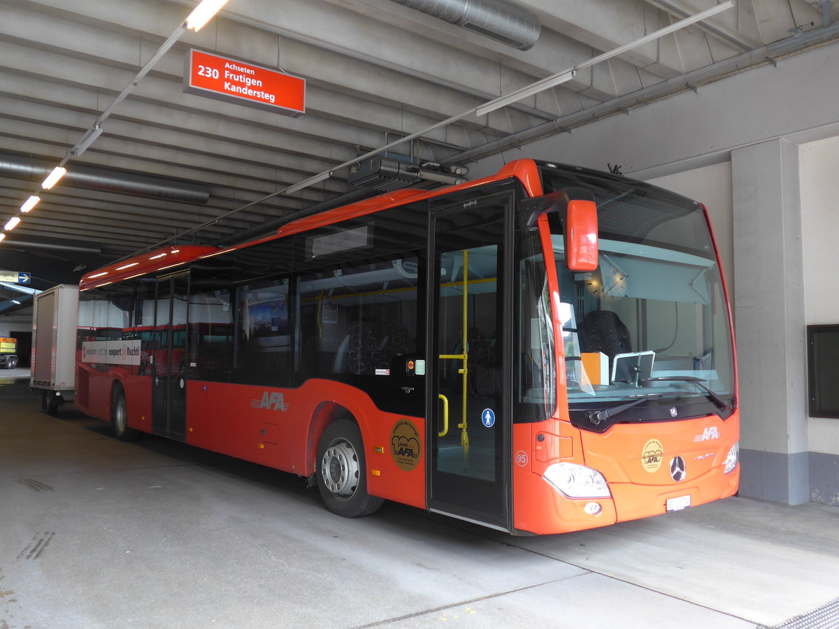 (180'981) - AFA Adelboden - Nr. 95/BE 26'774 - Mercedes am 4. Juni 2017 im Autobahnhof Adelboden