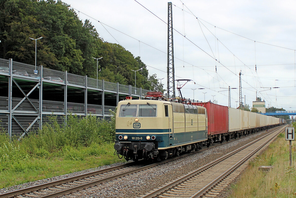 181 213-0 am 07.08.2023 in Tostedt.