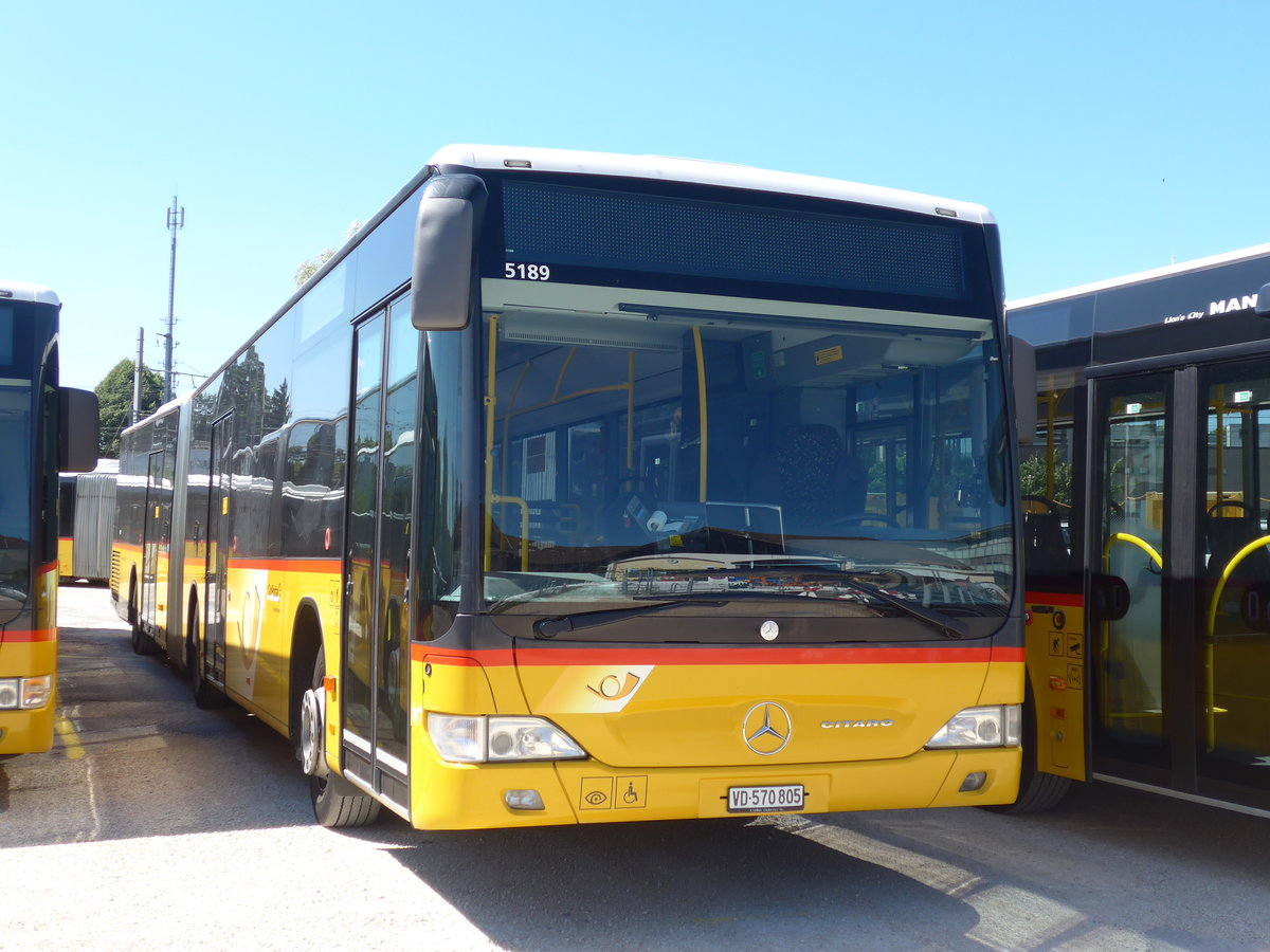 (181'196) - CarPostal Ouest - VD 570'805 - Mercedes (ex SAPJV, L'Isle Nr. 70) am 18. Juni 2017 in Yverdon, Garage