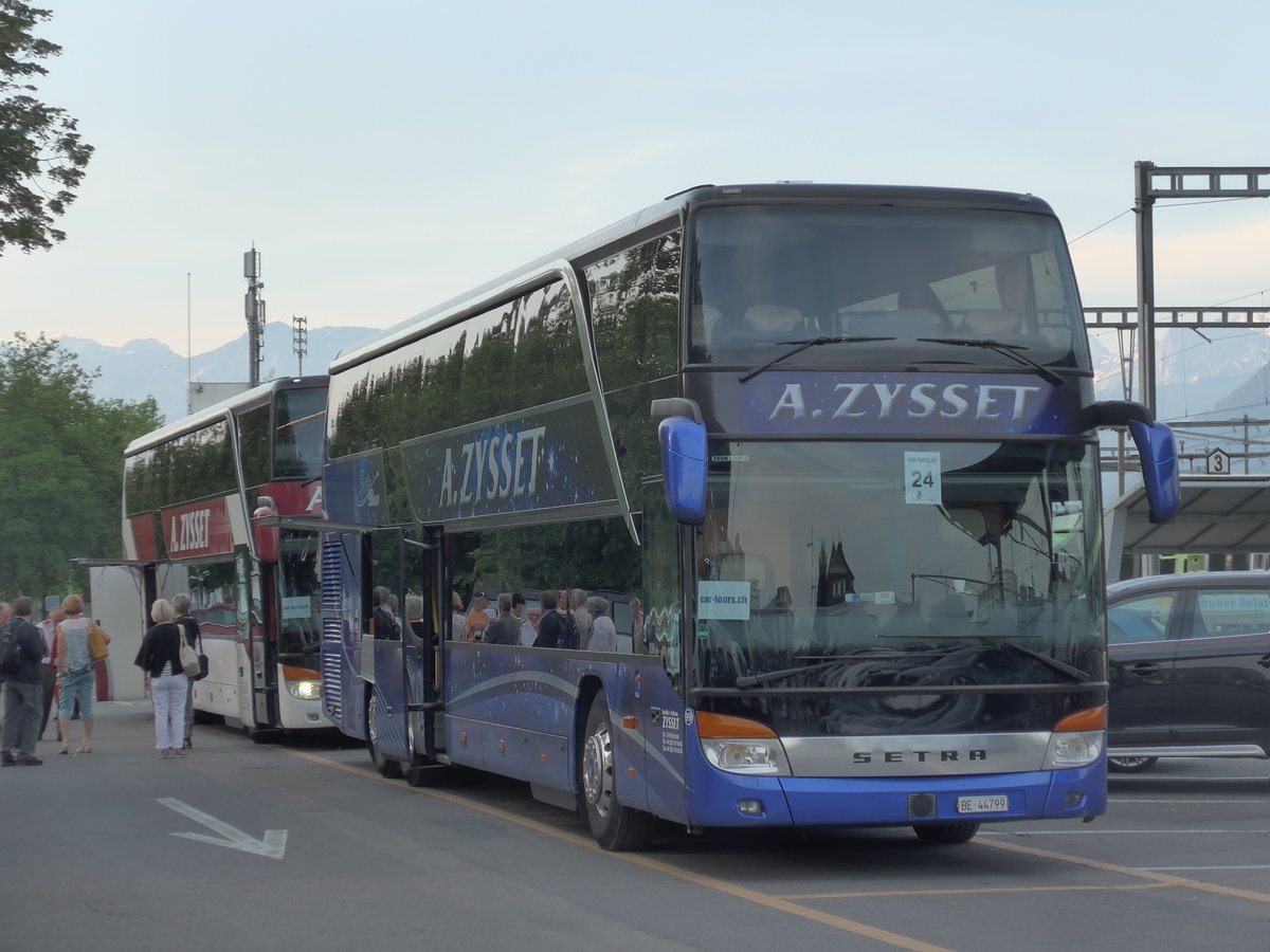 (181'225) - Zysset, Kirchdorf - Nr. 99/BE 44'799 - Setra am 21. Juni 2017 in Thun, CarTerminal